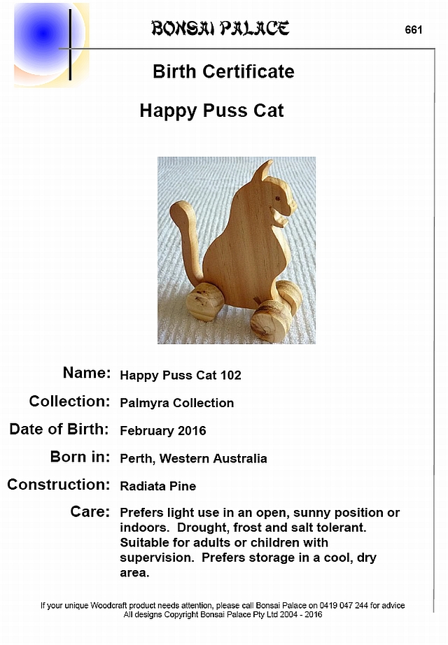 Happy Puss Cat BC